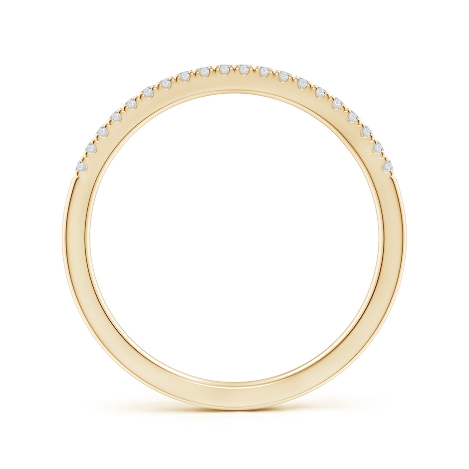 1.1mm HSI2 Classic Diamond Half Eternity Women's Wedding Ring in Yellow Gold side 199