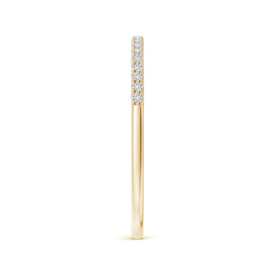 1.1mm HSI2 Classic Diamond Half Eternity Women's Wedding Ring in Yellow Gold side 299