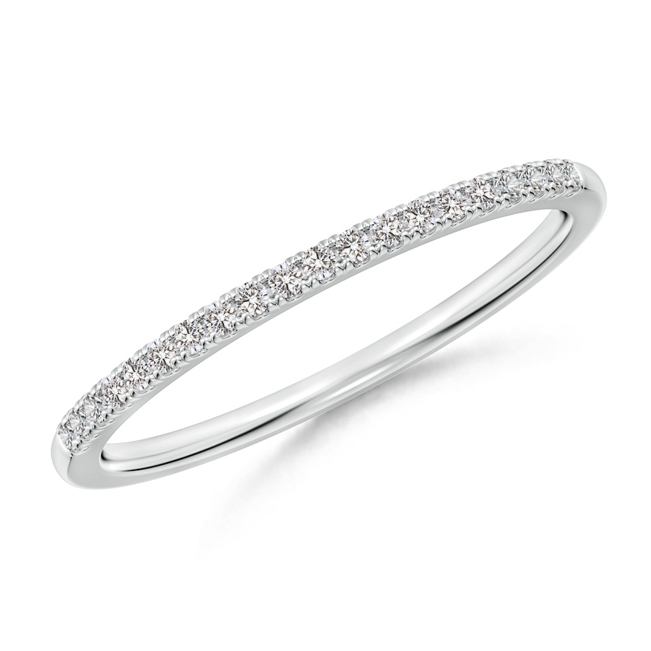 1.1mm II1 Classic Diamond Half Eternity Women's Wedding Ring in White Gold 