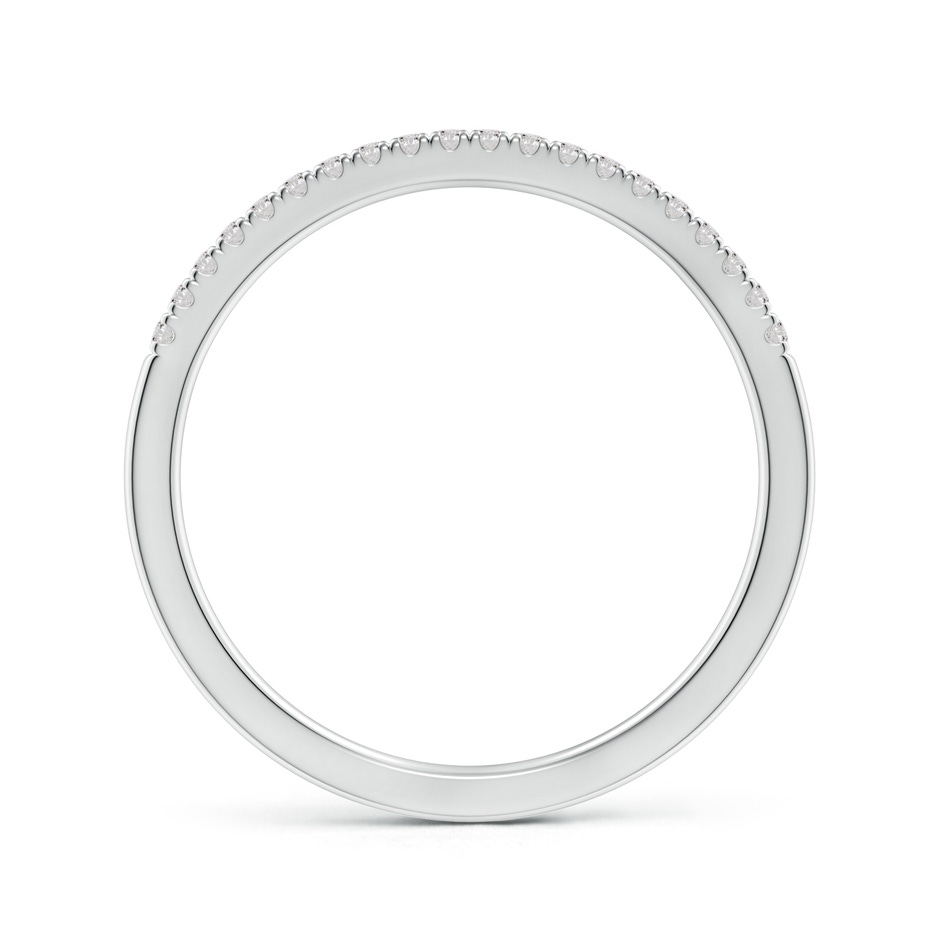 1.1mm II1 Classic Diamond Half Eternity Women's Wedding Ring in White Gold side 199