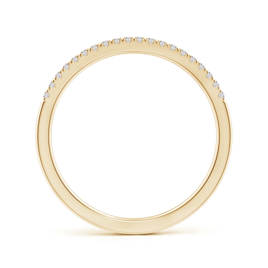 1.1mm II1 Classic Diamond Half Eternity Women's Wedding Ring in Yellow Gold side 199