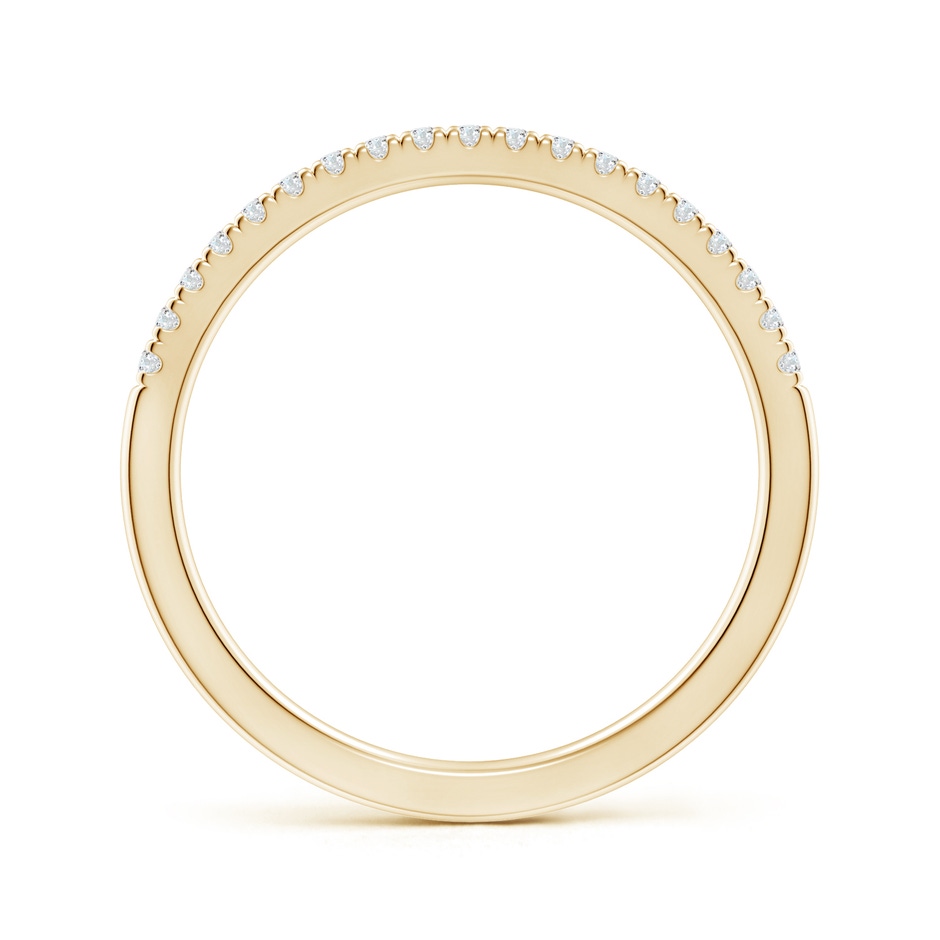 1.2mm GHVS Classic Diamond Half Eternity Women's Wedding Ring in 18K Yellow Gold side 199