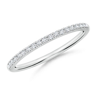 1.2mm GHVS Classic Diamond Half Eternity Women's Wedding Ring in P950 Platinum