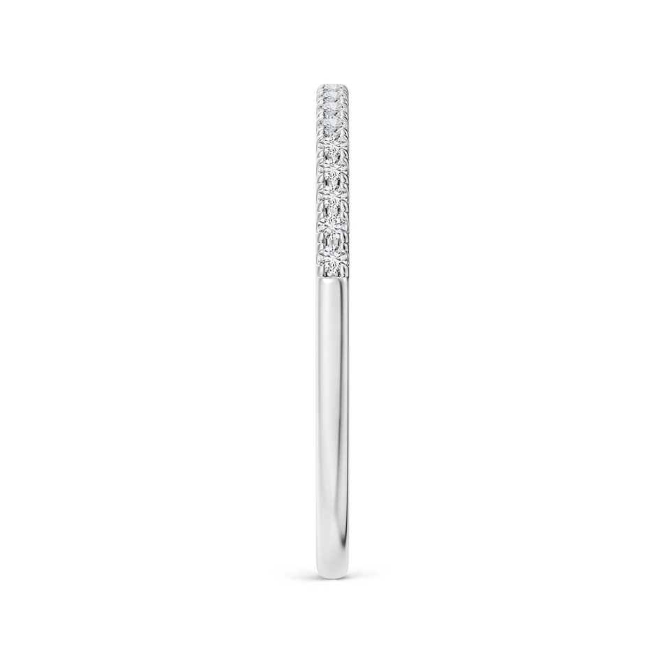 1.2mm HSI2 Classic Diamond Half Eternity Women's Wedding Ring in 18K White Gold side 299