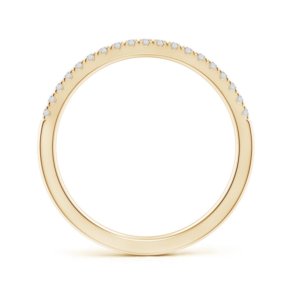 1.2mm HSI2 Classic Diamond Half Eternity Women's Wedding Ring in 18K Yellow Gold side 199