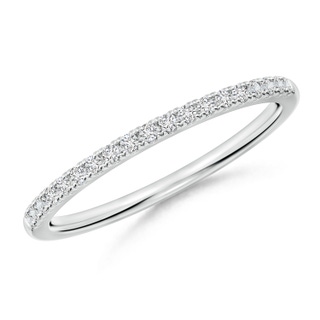 1.2mm HSI2 Classic Diamond Half Eternity Women's Wedding Ring in White Gold