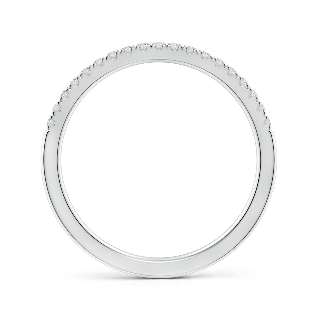 1.2mm HSI2 Classic Diamond Half Eternity Women's Wedding Ring in White Gold - side 199