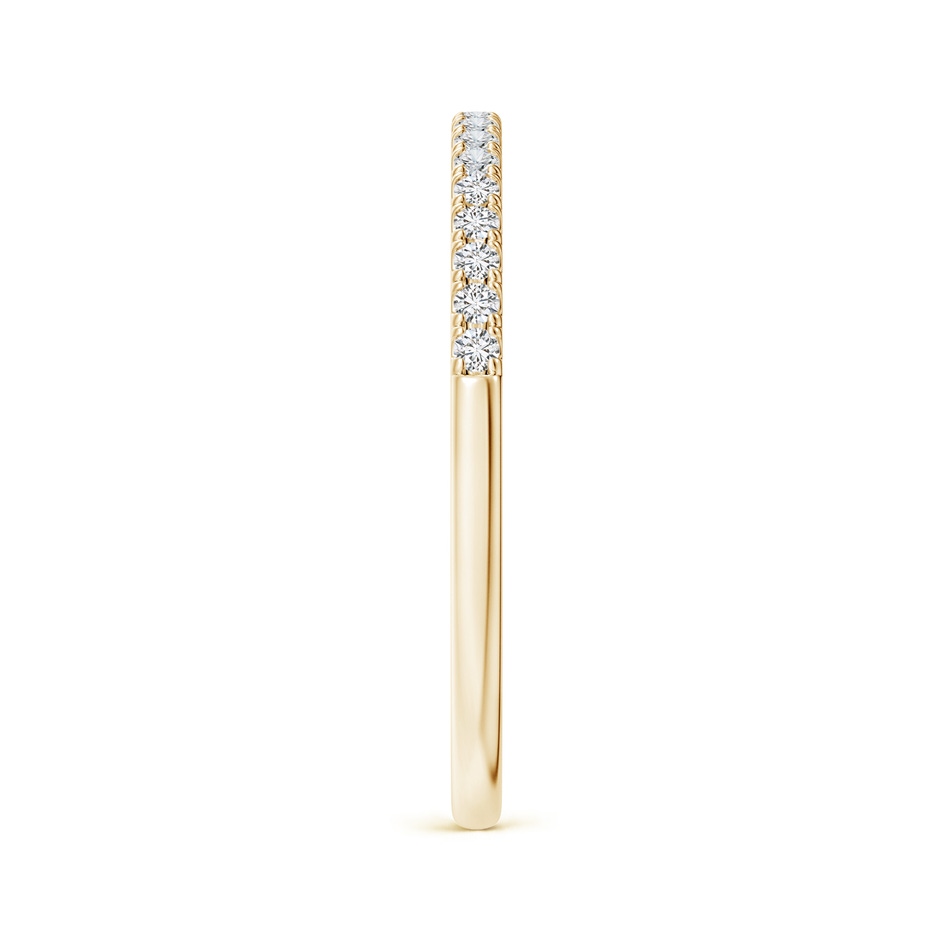 1.3mm HSI2 Classic Diamond Half Eternity Women's Wedding Ring in 18K Yellow Gold side 299