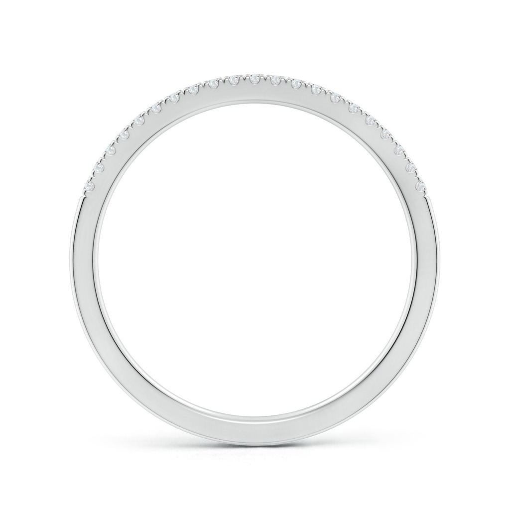 1mm GHVS Classic Diamond Half Eternity Women's Wedding Ring in P950 Platinum - side 199