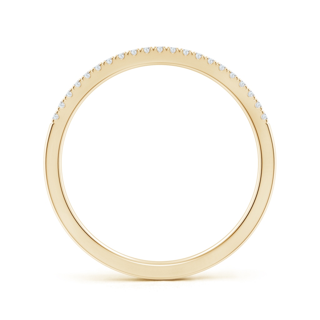 1mm GHVS Classic Diamond Half Eternity Women's Wedding Ring in Yellow Gold - side 199
