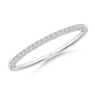 1mm HSI2 Classic Diamond Half Eternity Women's Wedding Ring in White Gold
