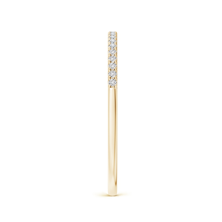 1mm HSI2 Classic Diamond Half Eternity Women's Wedding Ring in Yellow Gold side 299