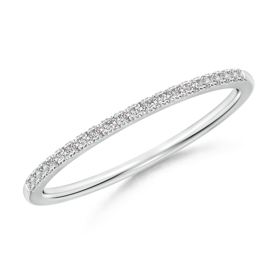 1mm II1 Classic Diamond Half Eternity Women's Wedding Ring in White Gold 