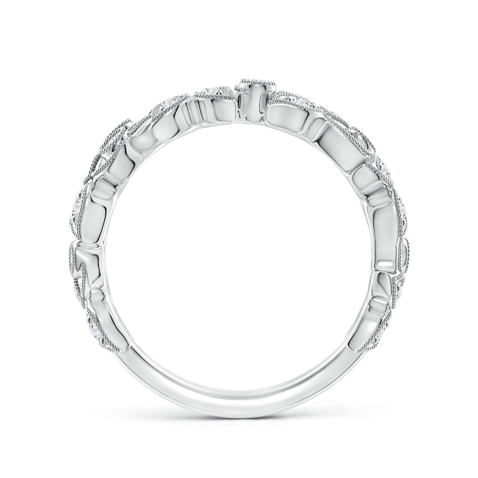 1.3mm GVS2 Nature Inspired Round Diamond Vine Ring in White Gold side 199