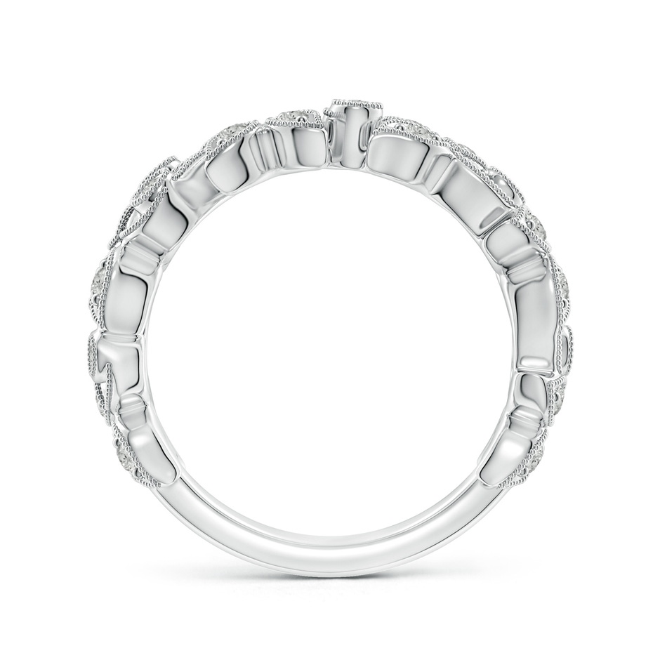 1.5mm KI3 Nature Inspired Round Diamond Vine Ring in White Gold side 199
