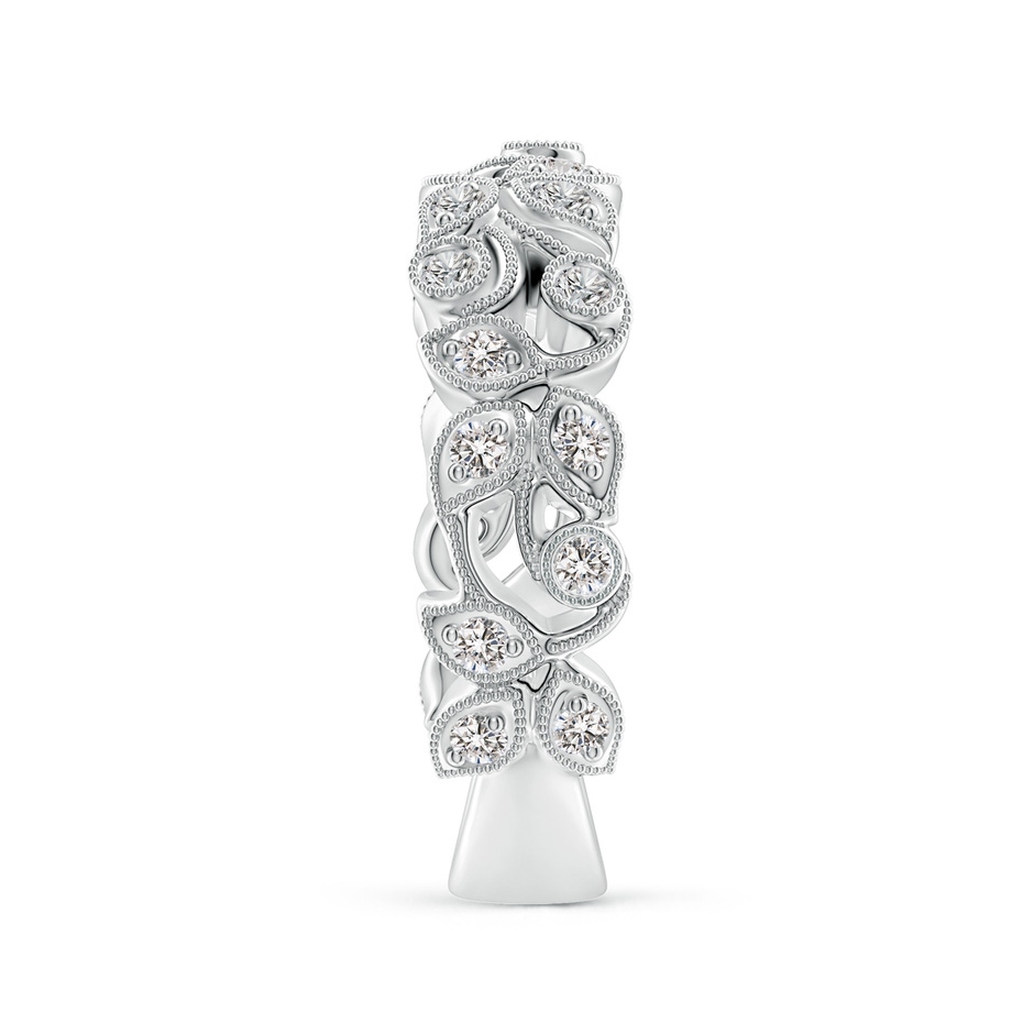 1.8mm IJI1I2 Nature Inspired Round Diamond Vine Ring in 18K White Gold side 299