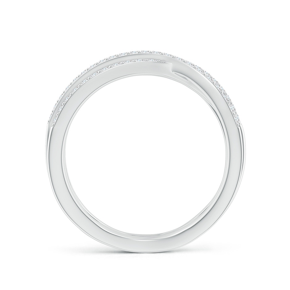 1.1mm GVS2 Entwined Diamond Wrap Ring in White Gold side 199