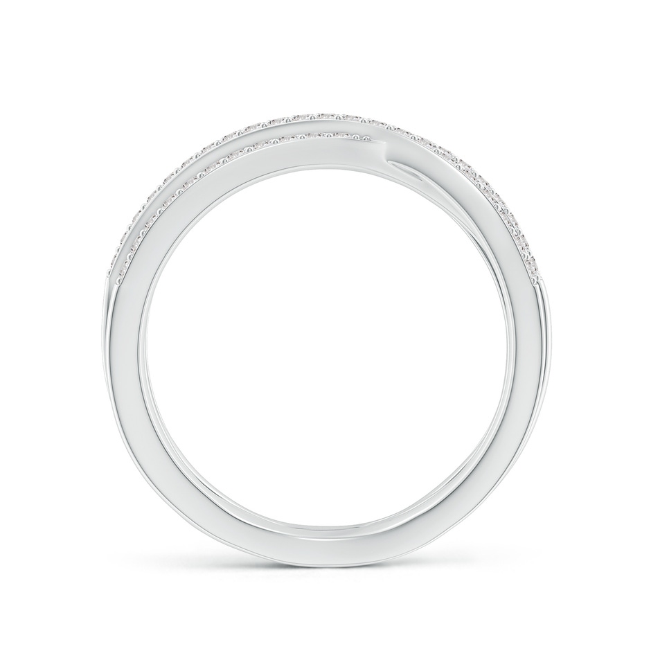 1.1mm IJI1I2 Entwined Diamond Wrap Ring in 9K White Gold side 199