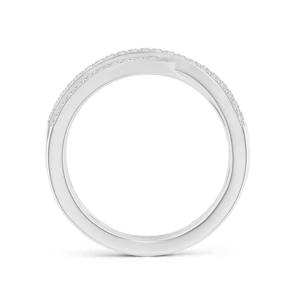 1.2mm HSI2 Entwined Diamond Wrap Ring in White Gold side 199