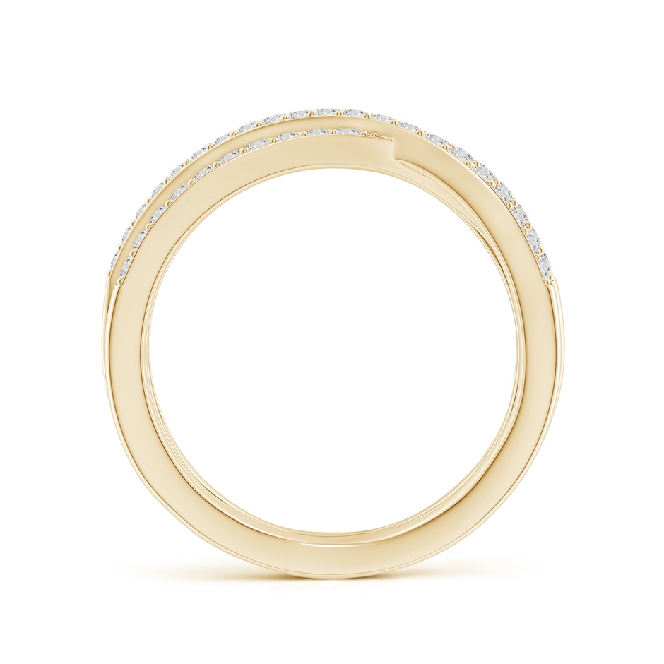 1.2mm HSI2 Entwined Diamond Wrap Ring in Yellow Gold side 199