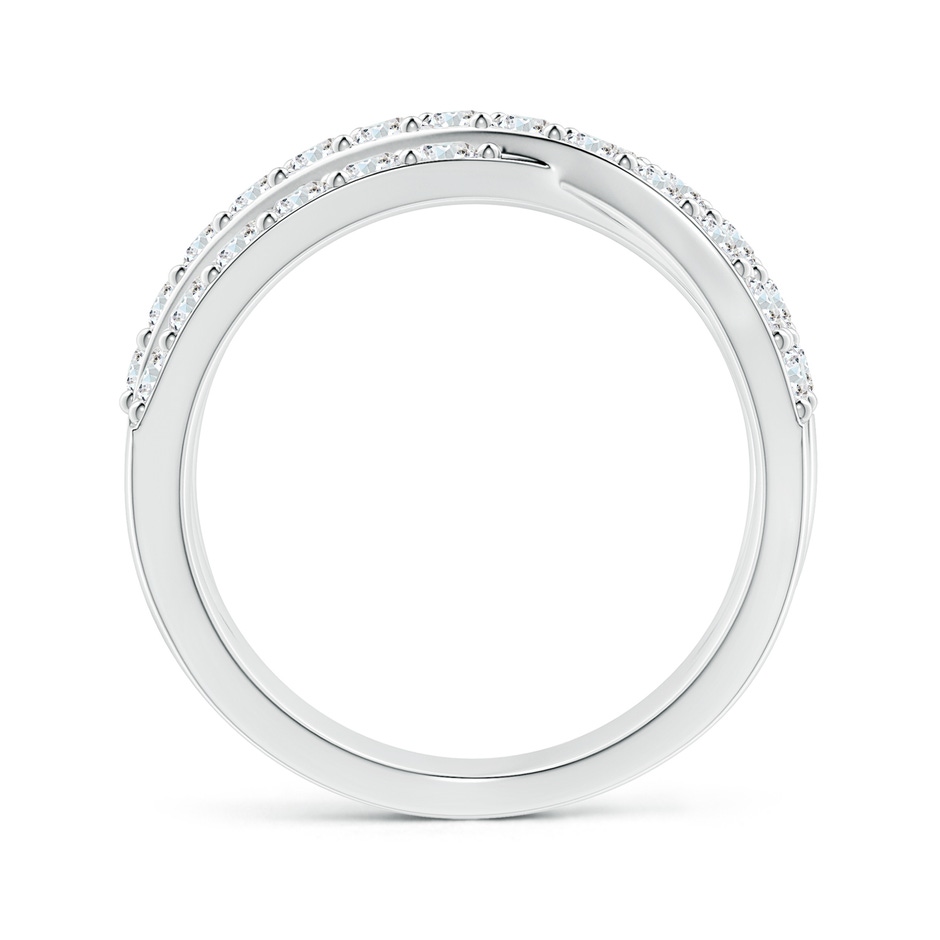 2.2mm GVS2 Entwined Diamond Wrap Ring in 18K White Gold side 199