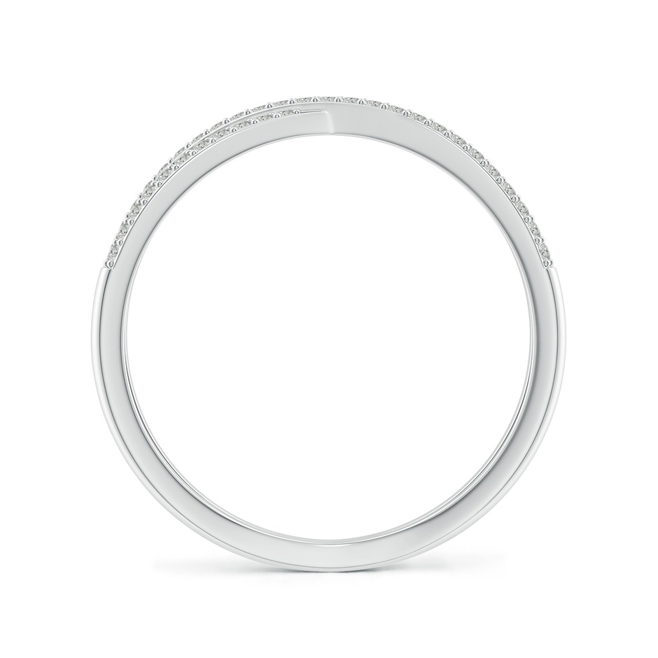 0.9mm KI3 Prong-Set Diamond Criss Cross Ring in White Gold side 199