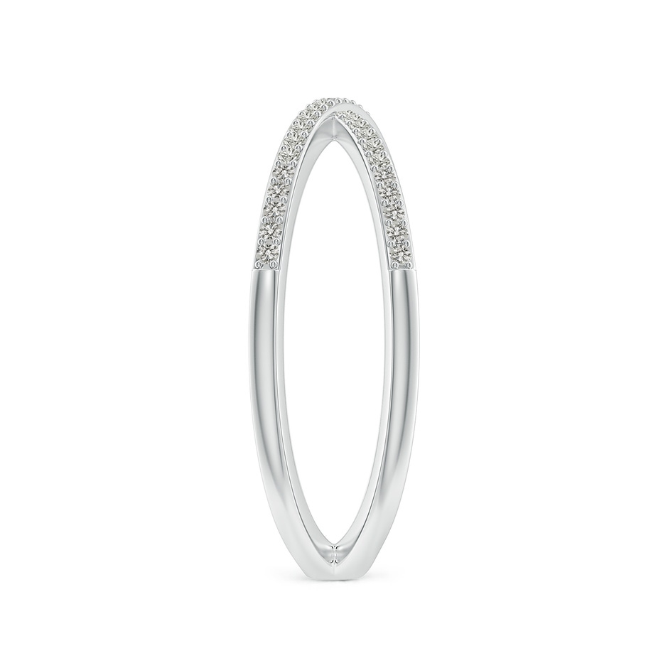 0.9mm KI3 Prong-Set Diamond Criss Cross Ring in White Gold side 299