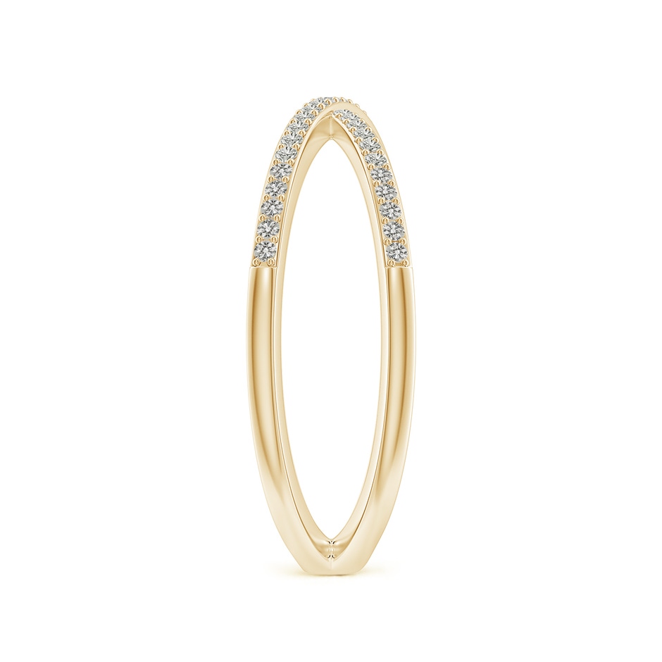 0.9mm KI3 Prong-Set Diamond Criss Cross Ring in Yellow Gold side 299