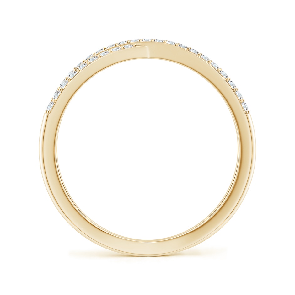 1.15mm GVS2 Prong-Set Diamond Criss Cross Ring in Yellow Gold side 199