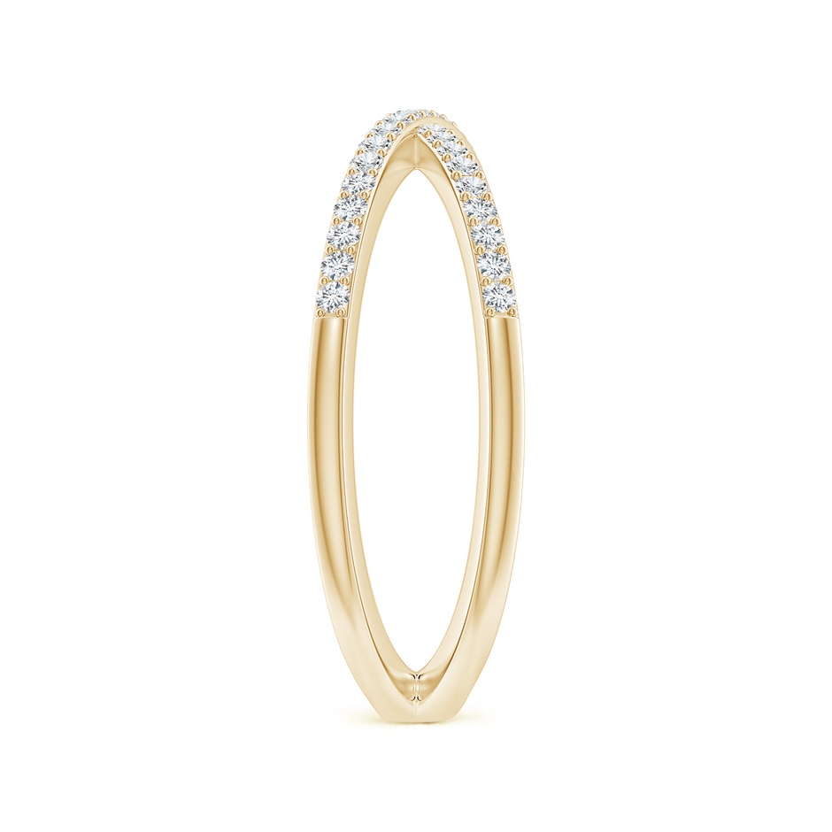 1.15mm GVS2 Prong-Set Diamond Criss Cross Ring in Yellow Gold side 299