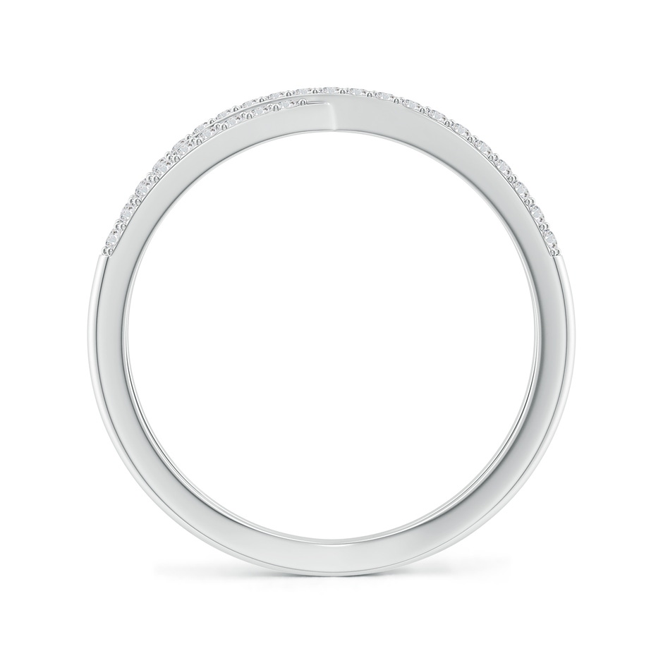 1.15mm HSI2 Prong-Set Diamond Criss Cross Ring in White Gold side 199