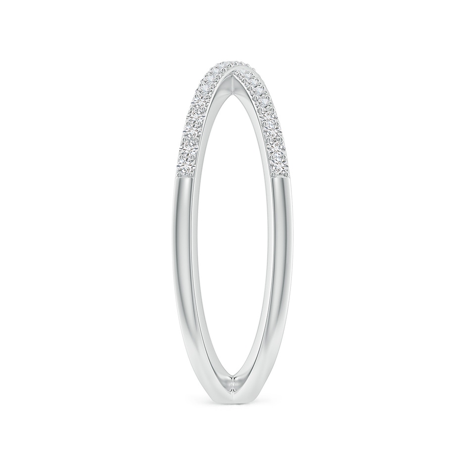 1.15mm HSI2 Prong-Set Diamond Criss Cross Ring in White Gold side 299