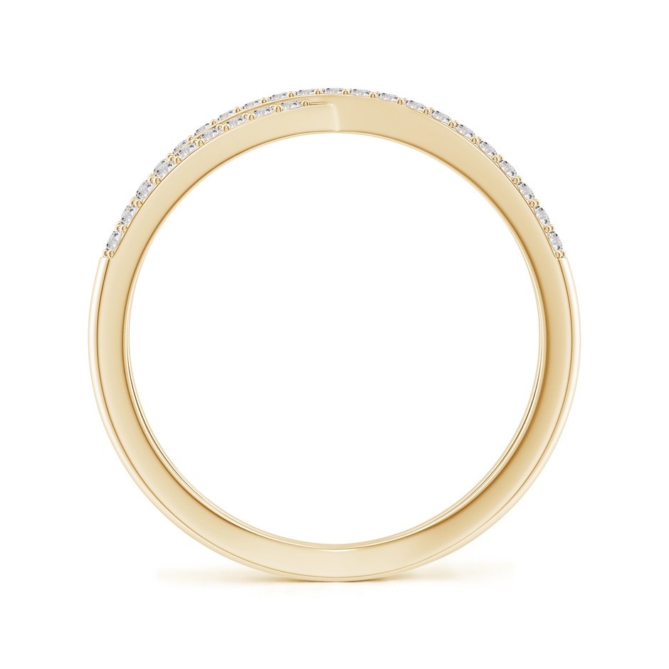 1.15mm IJI1I2 Prong-Set Diamond Criss Cross Ring in 18K Yellow Gold side 199