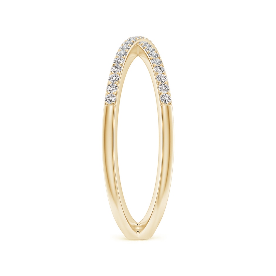 1.15mm IJI1I2 Prong-Set Diamond Criss Cross Ring in Yellow Gold side 299