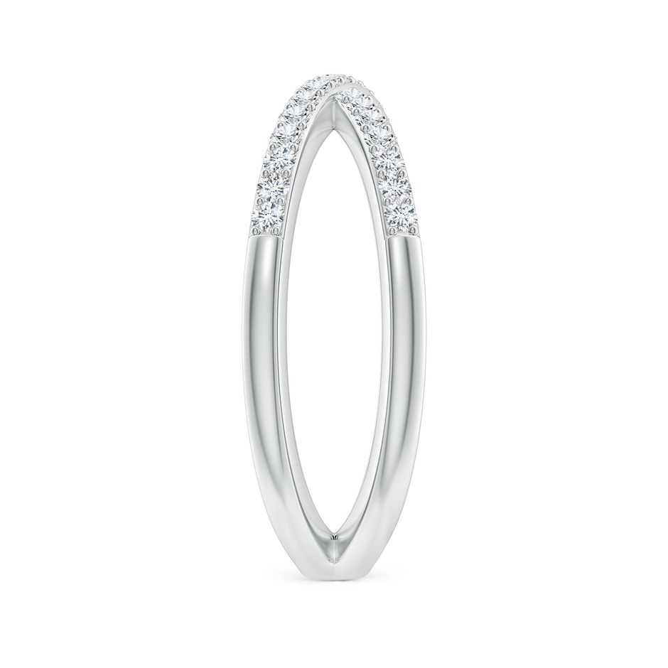 1.35mm GVS2 Prong-Set Diamond Criss Cross Ring in 18K White Gold side 299