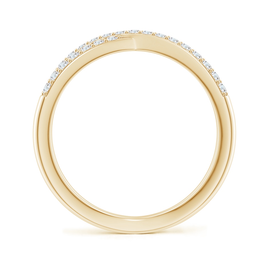 1.35mm GVS2 Prong-Set Diamond Criss Cross Ring in Yellow Gold side 199