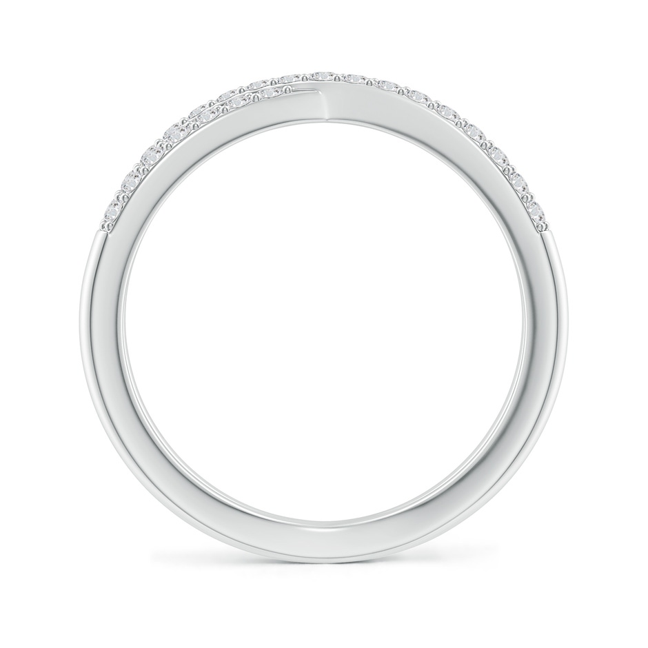 1.35mm HSI2 Prong-Set Diamond Criss Cross Ring in White Gold side 199