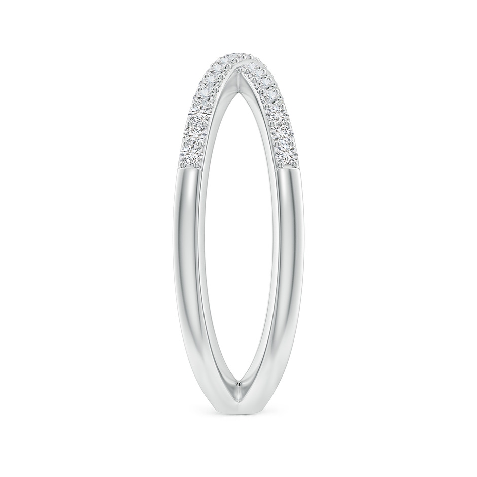 1.35mm HSI2 Prong-Set Diamond Criss Cross Ring in White Gold side 299