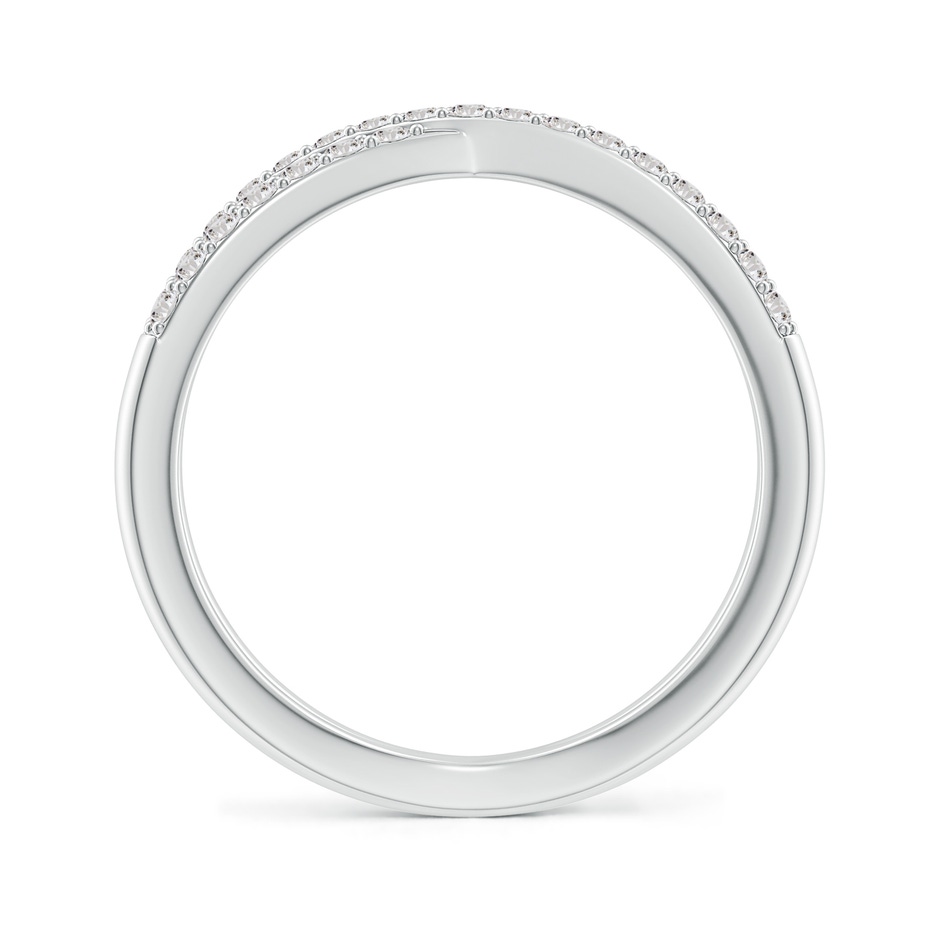 1.35mm IJI1I2 Prong-Set Diamond Criss Cross Ring in 18K White Gold side 199