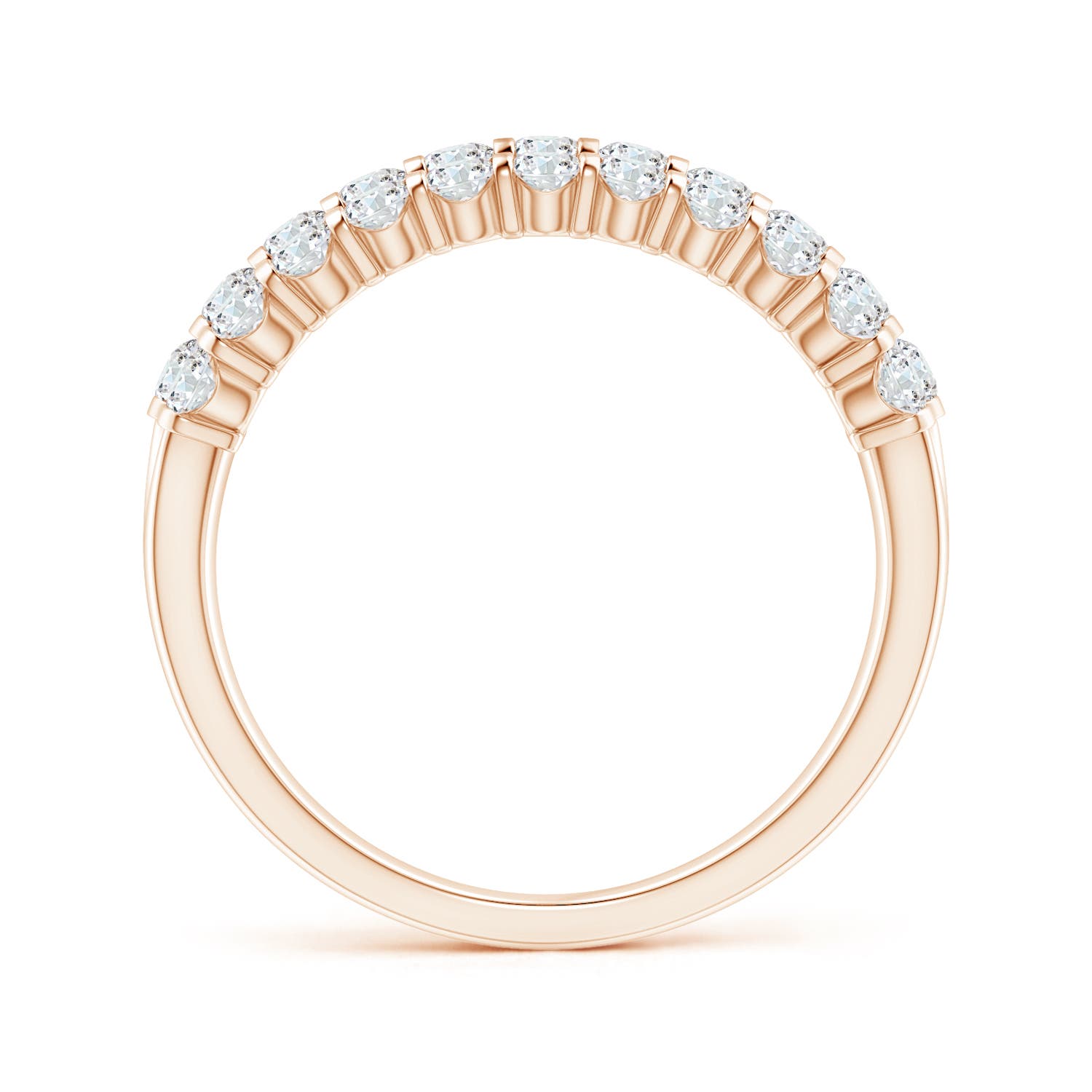 G, VS2 / 0.96 CT / 14 KT Rose Gold