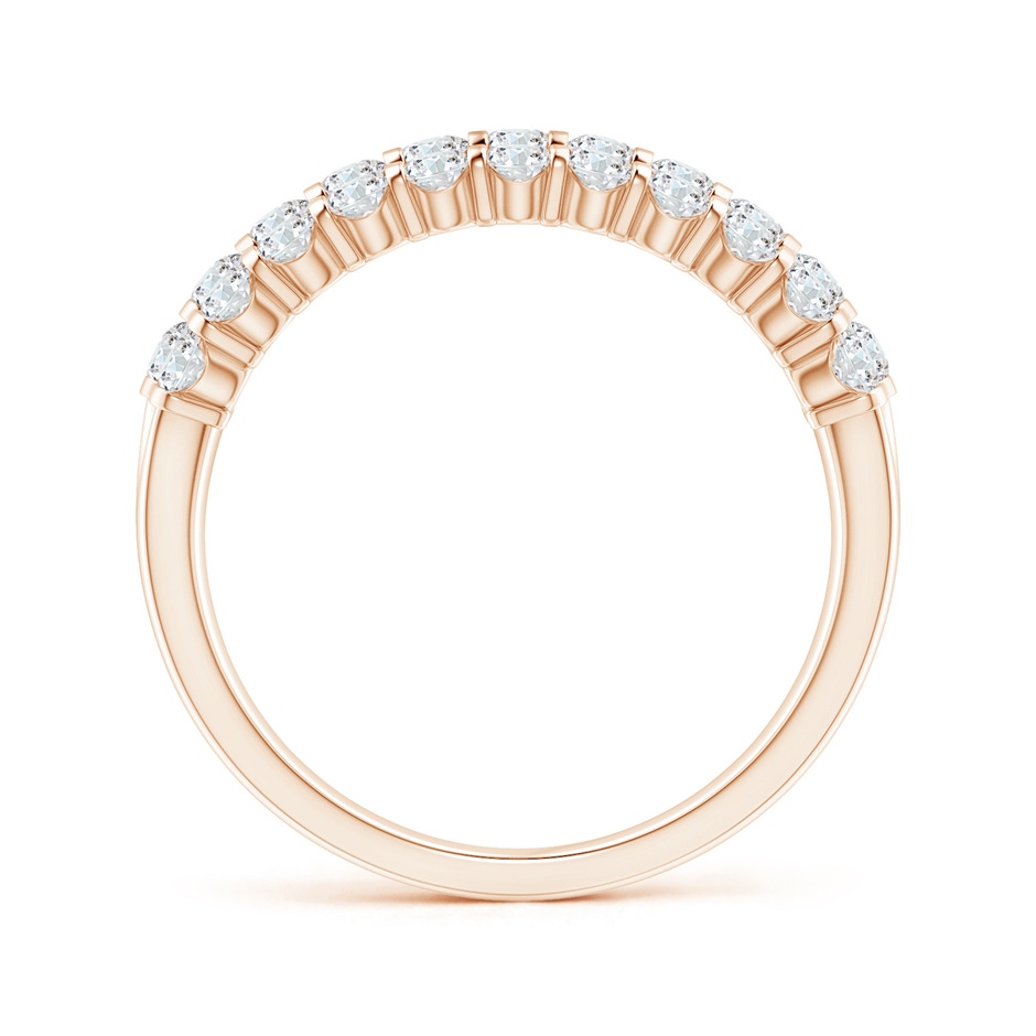 1.9mm GVS2 Three Row Bar-Set Diamond Anniversary Ring in Rose Gold side-1