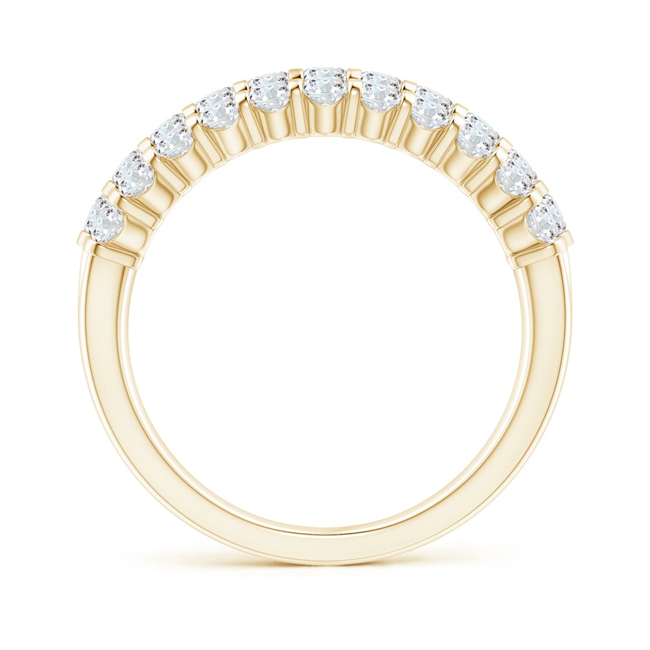 2.2mm GVS2 Three Row Bar-Set Diamond Anniversary Ring in Yellow Gold side-1