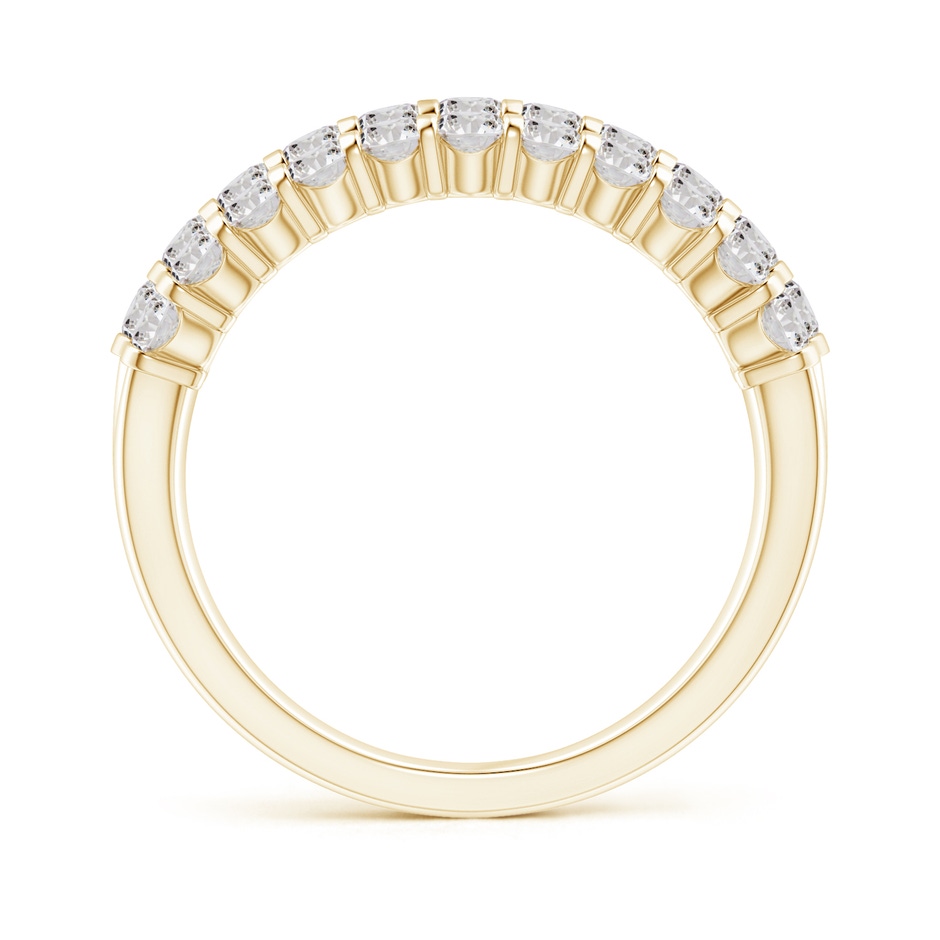 2.2mm IJI1I2 Three Row Bar-Set Diamond Anniversary Ring in Yellow Gold side-1