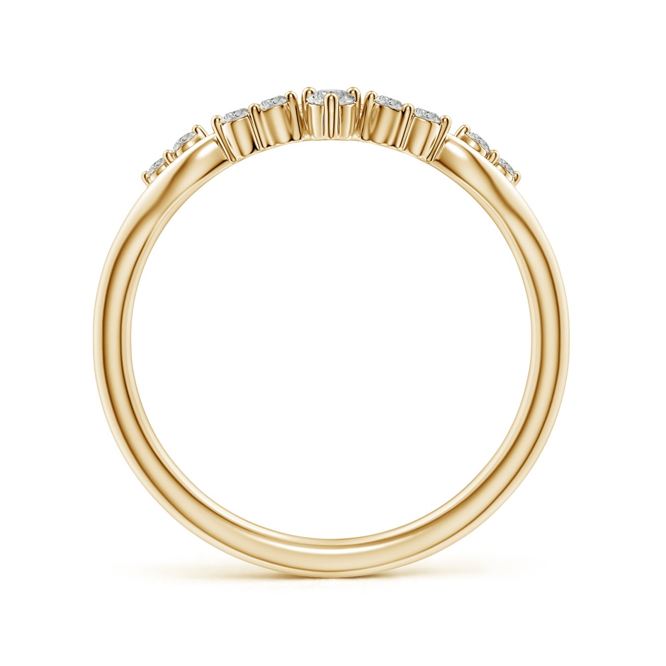 2.1mm KI3 Prong-Set Round Diamond Crown Wedding Ring in Yellow Gold side 199
