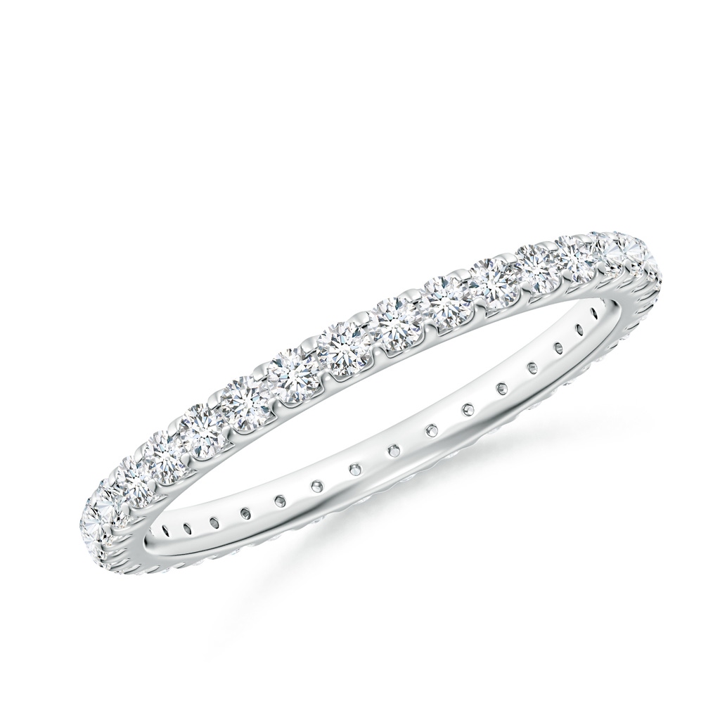 1.7mm GVS2 Shared Prong-Set Diamond Eternity Wedding Band for Her in 55 P950 Platinum