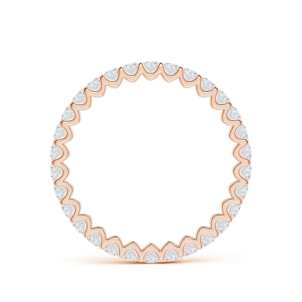 2mm GVS2 Prong Set Diamond Full Eternity Wedding Ring in 55 Rose Gold - side 199