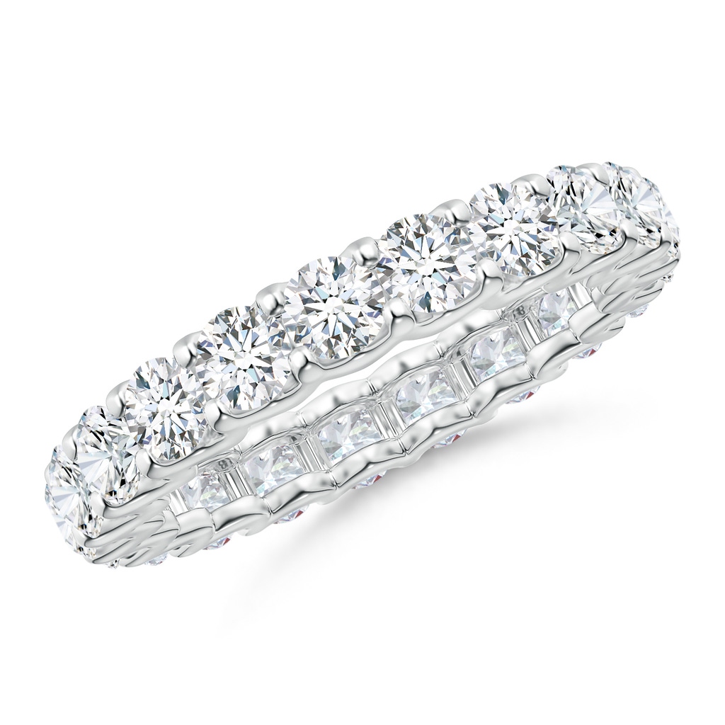 3.4mm GVS2 Prong Set Diamond Full Eternity Wedding Ring in 65 P950 Platinum