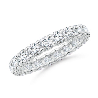 3mm GVS2 Prong Set Diamond Full Eternity Wedding Ring in 70 P950 Platinum