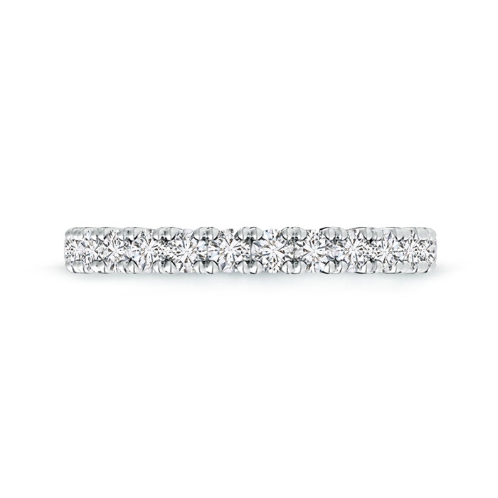 2.4mm HSI2 Round Diamond Full Eternity Wedding Ring in 55 White Gold side 399