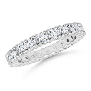 2.9mm GVS2 Round Diamond Full Eternity Wedding Ring in 75 P950 Platinum